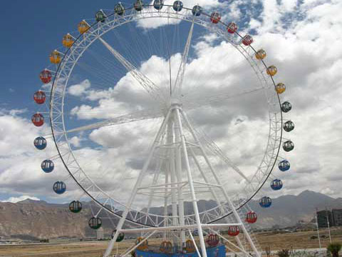 Large Amusement Ferris Wheel Ride