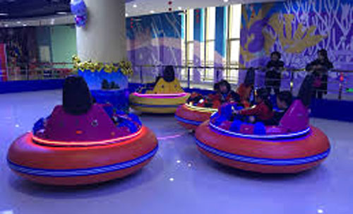 indoor funfair bumper car rides