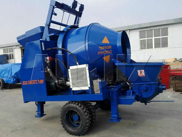 JBS40-JS500 concrete mixer with pump