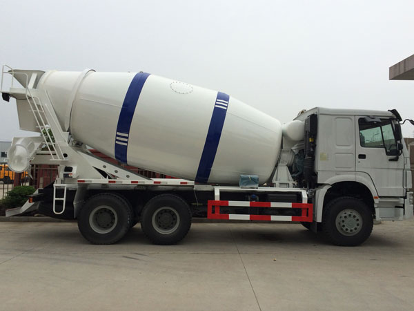 small concrete mixer truck