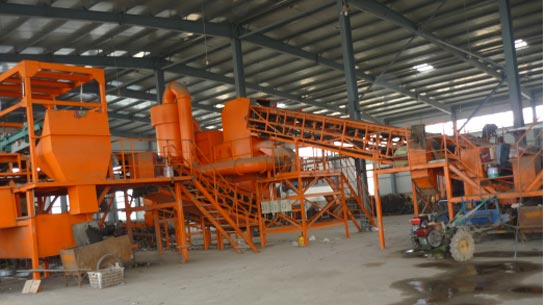 waste recycling sorting machine