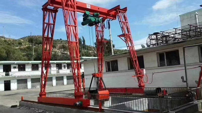 MHZ Grab Single Girder Gantry Crane