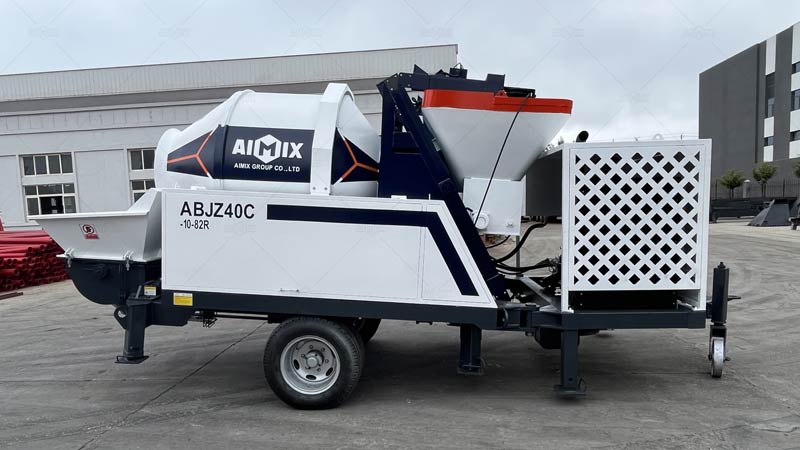 Concrete Pump with Mixer for Road And Building Construction